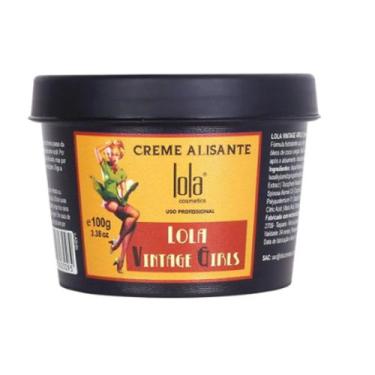 Imagem de Creme Alisante Lola Cosmetics Vintage Girls 100g