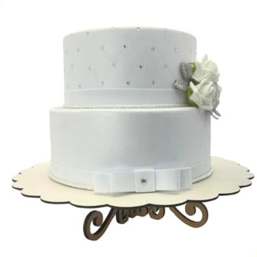 Imagem de Suporte Para Bolos E Doces Festas Decoração Aniversários Casamentos Mdf