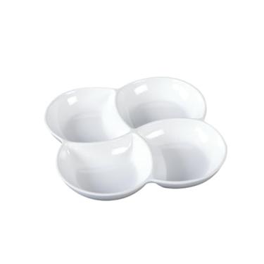 Imagem de Prato de mesa branco, prato de lanche de porcelana multi-grade - 481-10,5 (777004)