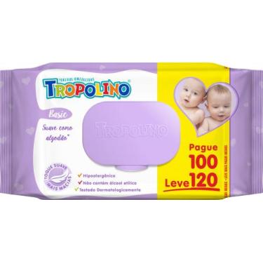 Imagem de Toalha Umedecida Tropolino 120 Folhas LEVE 120 PAGUE100 - BEBE LIMPINH