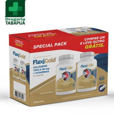Imagem de Colágeno Tipo 2 FlexiGold pack com 60 cápsulas - Herbamed