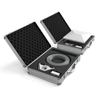 Imagem de Wrugste Starlink Mini Capa Rígida Portátil Serve para Starlink Mini Dish Kit Suporte Adaptador de Tubulação Fonte de Alimentação e Acessórios Estojo de Armazenamento Viagem com Fechadura Combinada