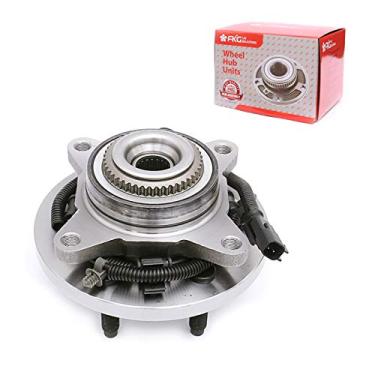 Imagem de FKG 515142 (4WD 4x4 modelos não resistentes) Conjunto de cubo de rolamento dianteiro para Ford F-150, 2011-2014 Ford Expedition, 2011-2014 Lincoln Navigator, 6 alças W/ABS