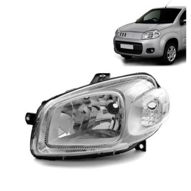 Imagem de Farol uno vivace 2011 2012 2013 2014 cromado  - SP ACESSÓRIOS, Esquerd