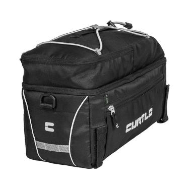 Imagem de Alforge Rack Pack Rc Preto Bolsa de Bagageiro com Capa de Chuva - Curtlo