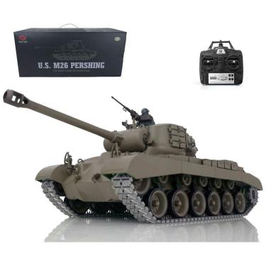 Imagem de Tanque de Guerra TOUCAN RC HOBBY M26 Pershing com Controle Remoto, Escala 116, Verde