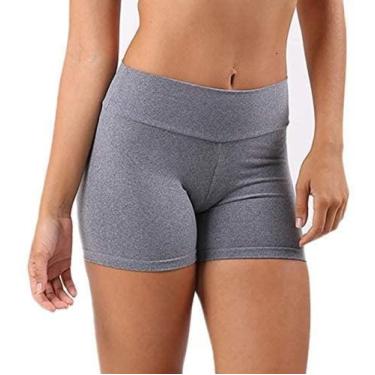 Imagem de Short Suplex Academia Fitness Feminino Cós Alto - Wolfox, Mescla, GG