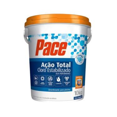 Imagem de Cloro granulado de piscina ação total  balde 10 kg pace