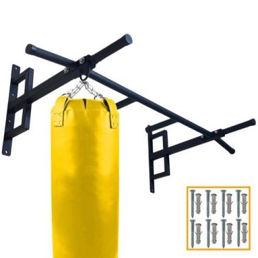 Imagem de Barra De Parede Fixa Para Taf E Treinar Em Casa Cor Preto - XPROSHAPE