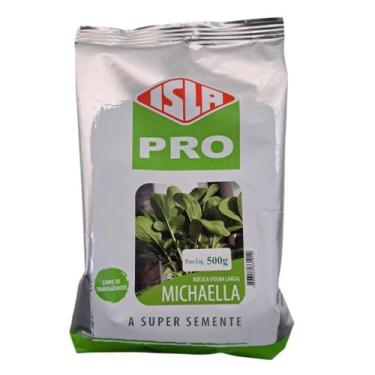 Imagem de Sementes Isla Rúcula Michaella Folha Larga 500 Gramas Hortaliça - Isla