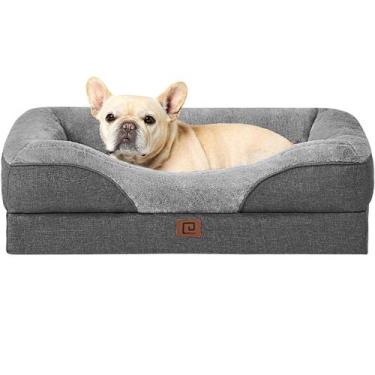 Imagem de Sofá-cama para cães EHEYCIGA Memory Foam Ortopédico Impermeável 30x20x