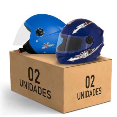 Imagem de Kit 2 Capacete New Liberty 3 Elite + Liberty 4 Kids Feminino Masculino
