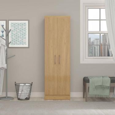 Imagem de Armário Multiuso 2 Portas 52x170cm Mdp Menu Móveis Carvalho