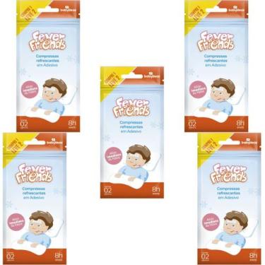 Imagem de 5x fever friends - compressas infantis 2 em 1 - babydeas