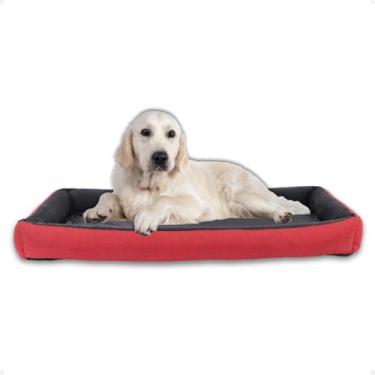 Imagem de Cama Para Cachorro Grande Cama Pet Xg Gigante Impermeável (Vermelho)