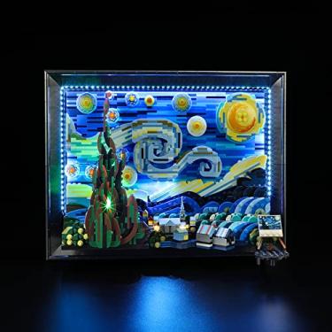 Imagem de LIGHTAILING Light for Lego-21333 Vincent-Gogh The Starry-Night - Led Lighting Kit Compatible with Lego Building Blocks Model - NOT Included The Model Set