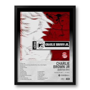 Imagem de Quadro Spotify Álbum Acústico MTV Charlie Brown Jr Tam. 33x43cm