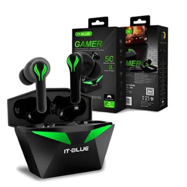 Imagem de Fone De Ouvido Gamer Bluetooth 5.3 Modo Jogo Música Sem Fio - It-Blue