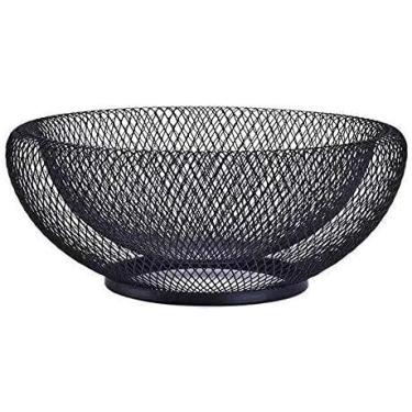 Imagem de Suporte criativo para cozinha, restaurante, mesa decorativa preta grande suporte central para pao, doces, ovo, copo K, 25cm