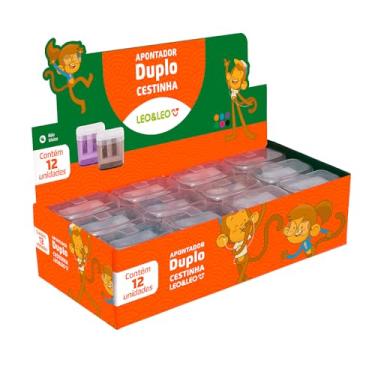 Imagem de Apontador Duplo com Depósito Laranja - Leo & Leo