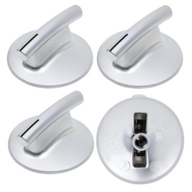 Imagem de Pacote com 4 maçanetas de reposição para queimador de superfície 74010839 para Jenn-Air Stove/Range - Substitui WP74010839, 7737P372-60, AP4100128, PS2088183, 74010839