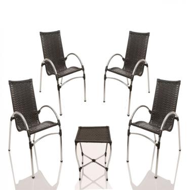 Imagem de Conjunto Poltronas Para Varanda Edícula Jardim Tabaco