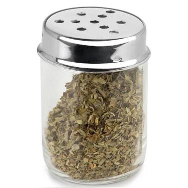 Imagem de Pote De Vidro Para Temperos Orégano Queijo Ralado 160g Sal Condimentos Chás Ervas Tampa...