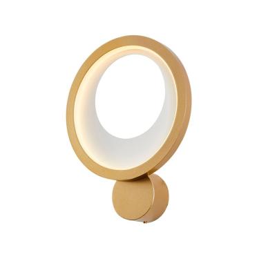 Imagem de Arandela Nordecor Zahal Led Bivolt Dourado 3000k Luz Amarela