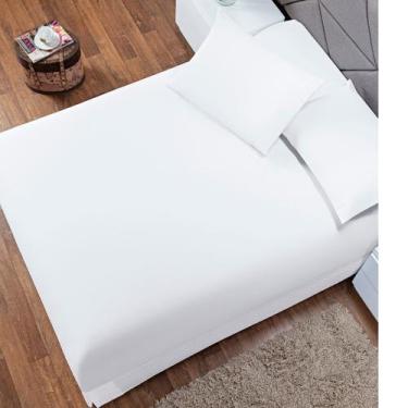 Imagem de Lençol Queen Size com Elástico 1 Peça Soft Antiácaro 100% Poliéster 18