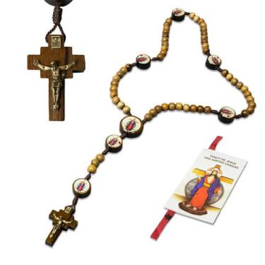 Imagem de Terço Santas Chagas Original do Padre Reginaldo Manzotti 8mm Novena Fi