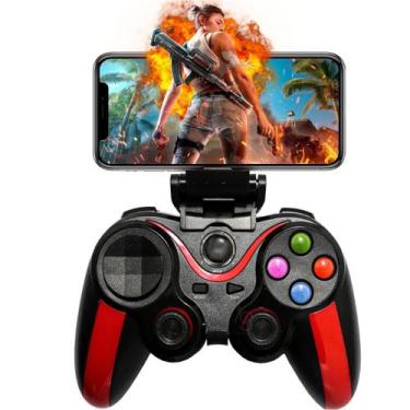Imagem de Controle Manete Gamepad Bluetooth Compatível Android Ios Pc - Genérico