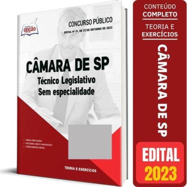 Imagem de Apostila Câmara Sp 2023 Técnico Legislativo Sem - Apostilas Opção