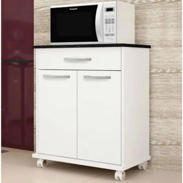 Imagem de Balcão Multiuso Girassol Kaiki Móveis - Branco