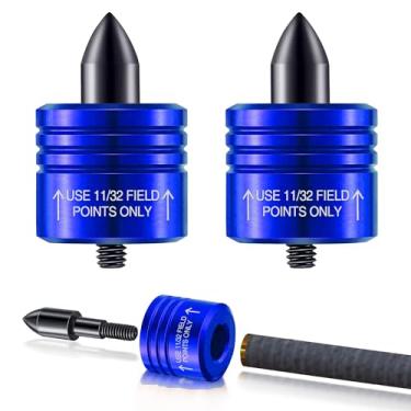 Imagem de sntxmy 2 peças de cabeça de parafuso de decocking de besta, parafuso de decocking para ponta de liberação de flecha de besta de dez pontos para arco recurvo e composto para caça e competição parafusos