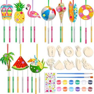 Imagem de Kit de fabricação de carrilhão de vento JellyArch para crianças com en