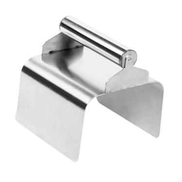 Imagem de Generic Desempenadeira de meio-fio para paisagismo, reboco manual, aço inoxidável, desempenadeira de concreto, ferramenta de moldagem para calçadas de, Borda Reta