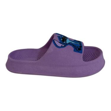 Imagem de Chinelo Nuvem Lilo Stich Rosa Lilas Leve Macio Confortavel - Delite, L