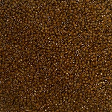 Imagem de Miyuki Delica 11/0 contas de semente - contas de vidro a granel 5 gramas e tamanho 1,6 mm 1000 peças contas de semente de vidro marrom opaco (DB2142)