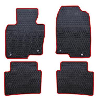 Imagem de Ucaskin Tapetes de carro personalizados para Mazda CX 5 CX-5 SUV 2025 2024 2023 2022 2021 2020 2019 2018 2017 pé de borracha lavável inodoro resistente antiderrapante para todos os climas forro de