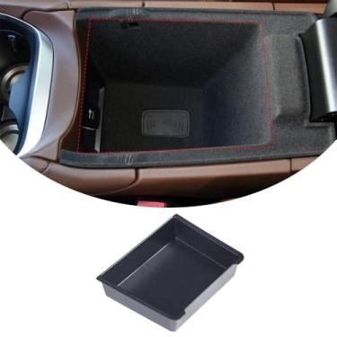 Imagem de Organizador de caixa de armazenamento de apoio de braço para console central de carro, ForMaserat-i Grecale 2022 2023 2024, organizador de console central, suporte de copo, acessórios para caixa de