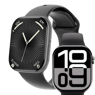 Imagem de Relógio inteligente Smartwatch W10 X Lançamento com 10 pulseiras 46mm 