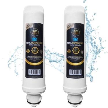 Imagem de Kit 02 Refil Compativel Para Electrolux Purificador Água Pe11b Pe11x -