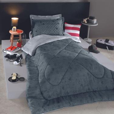 Imagem de Edredom Cama Solteiro Mickey Rotativo Desenhos 1,60m X 2,40m