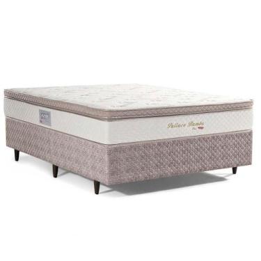 Imagem de Cama Box de Casal Herval Pallace Bambu com Molas Ensacadas, 71x138x188