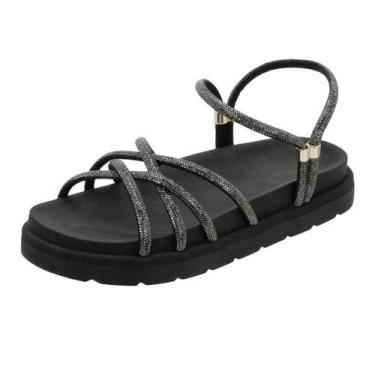 Imagem de Papete Feminina Shine Fit Sandália Rasteirinha Casual Chinelo Nuvem - 