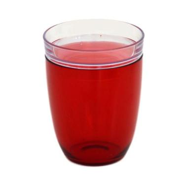 Imagem de Porta Cotonetes Linha Valência Vermelho - 7891559901879