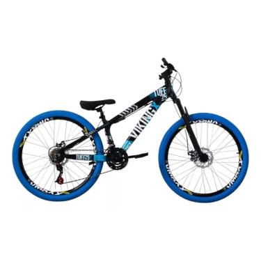 Imagem de Bicicleta Aro 26 Vikingx Tuff 25/30 do Grau Vmaxx  Pneu Azul