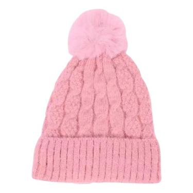 Imagem de touca gorro de frio infantil de pompom bichinho para menino menina for