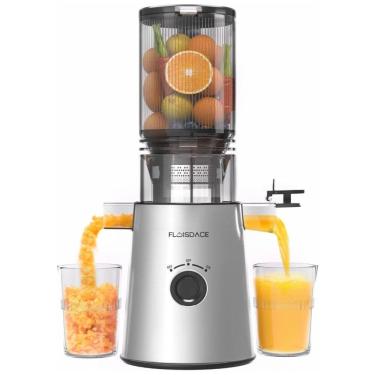 Imagem de Espremedor de Sucos Lento, para Frutas e Legumes Inteiros, Aço Inoxidável, Fácil de Limpar, Pureza de Suco de 99,6%, Capacidade de 1,5
