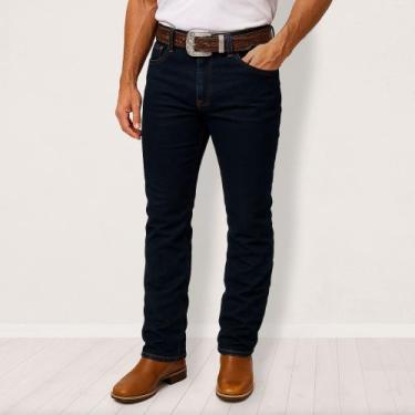 Imagem de Calça Country Jeans Masculina Texana Rodeio Montaria - MM Confecções, 